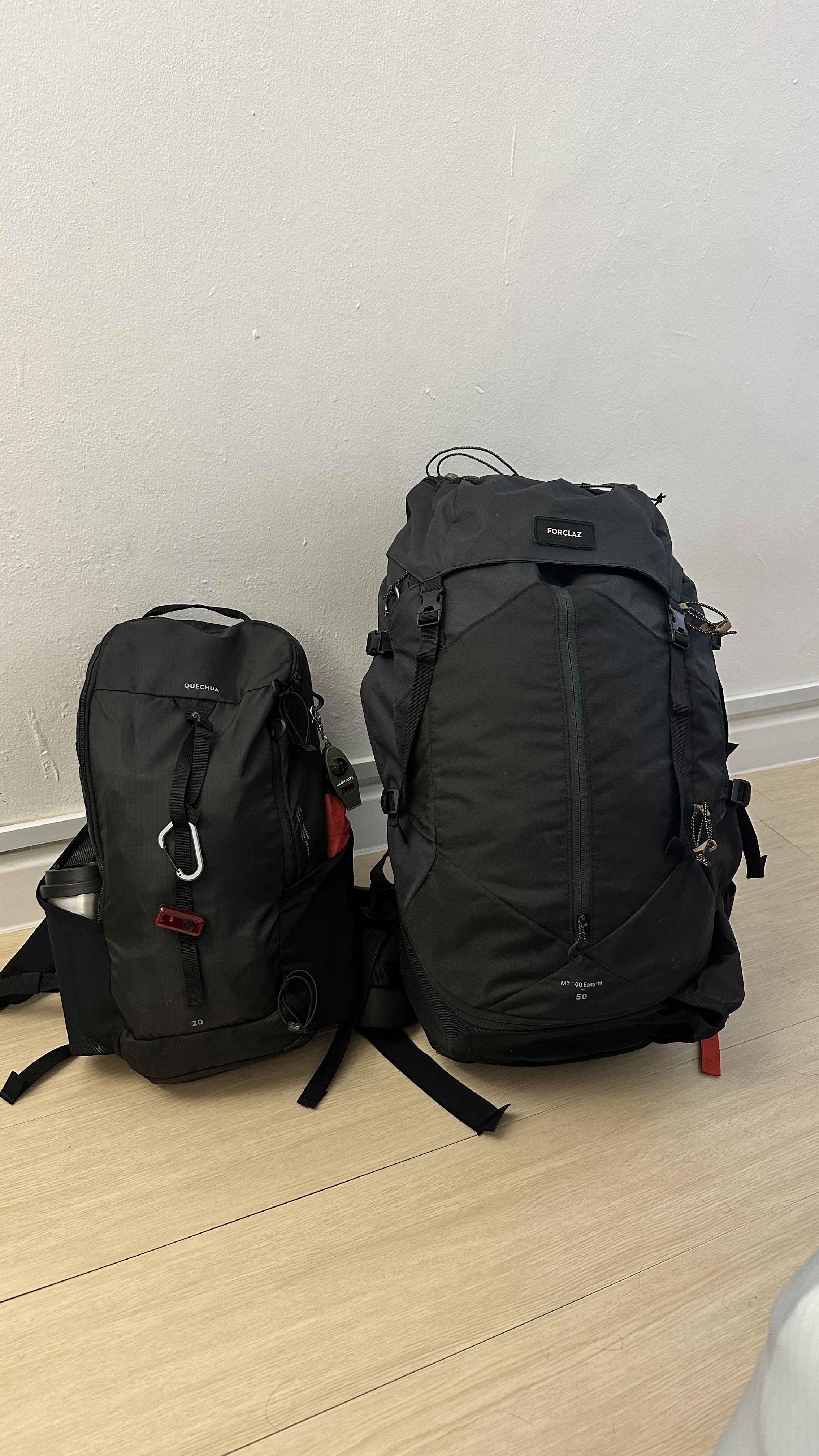 Two bags at 6kg and 9kg