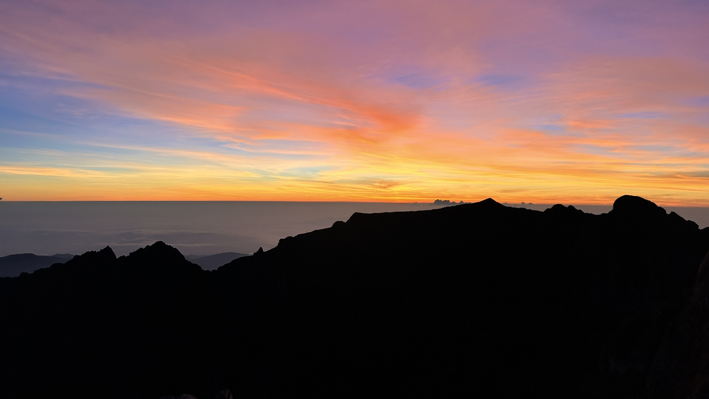 Sunrise at the peak